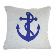 Knit pillow - Anchor